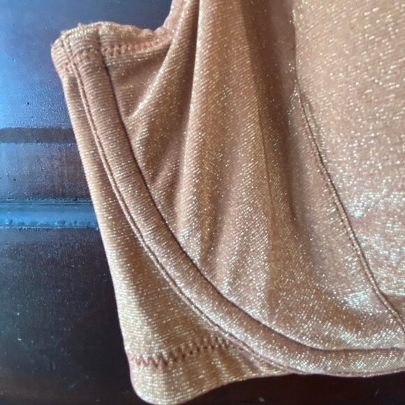 Cacique Gold Glitter Full Coverage Bra 36H - Picture 4 of 7